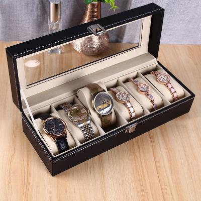 China Hot Sale Retail PU Ready To Ship Luxury Wooden Watch Boxes for sale