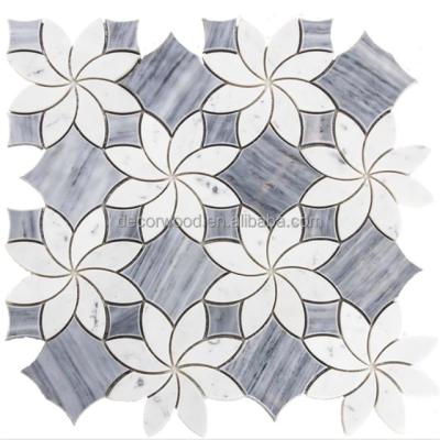 China Modern Mosaic Marble Medallion For Flooring for sale