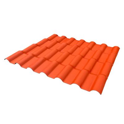 China New Arrival EUROPEAN Panel ASA Synthet Resin Roof Tile Material Spanish PVC Roof Sheet for sale