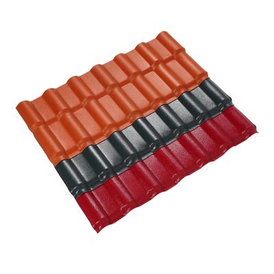 China Roofing Tiles Waterproof Plastic Sheet Roofing Sheet Panel Plastic Roof PVC Synthetic Resin for sale