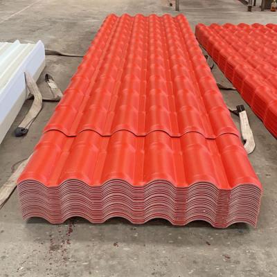 China Traditional Hot Selling ASA Pvc Tiles Plastic Water Proof Sheet Corrugate Roof Tile ASA PVC Roof Tile for sale