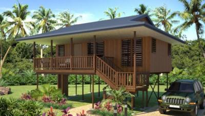 Chine Chambre en bois de regard de pavillons à la maison imperméables de plage étanche à l'humidité à vendre