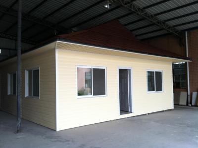 China Customized Prefab Bungalow Homes Angle Steel Frame, Flat Packed With East Timor Style Roof for sale