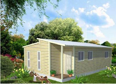 China Prefabricated Light Steel Frame Australian Granny Flats , One Slope Roof House for sale