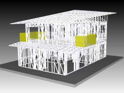 Cina Case di legno d'acciaio leggere dell'ufficio, casa prefabbricata del corredo per il Sudafrica in vendita