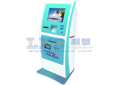 China Busfahrkarte-Verkaufäutomat-Kiosk, der Thermal-Drucker Kartenleser unterbringt zu verkaufen