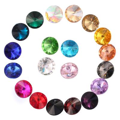 China HOT Selling Shiny Colors Crystal Pointback Special Shaped Bottom Satellite Rhinestone DIY Drill Glass Accessories for sale