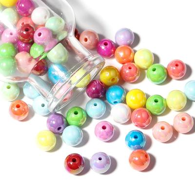 China Eco-Friendly Factory Direct Sales Beading Straight Hole Plastic Bead Children's Diy Bead Accessories for sale