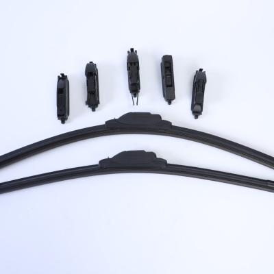 China 99.9% Suitable Manufacturer Hot Sale Wiper Rubber Flat Hybrid Wiper Blade Car Windshield Wiper for sale