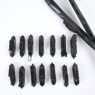 China Hybrid multi-function car wiper blade car windscreen wiper blade auto windscreen wiper blade black flat universal NC; HEB JUESHI 2 for sale