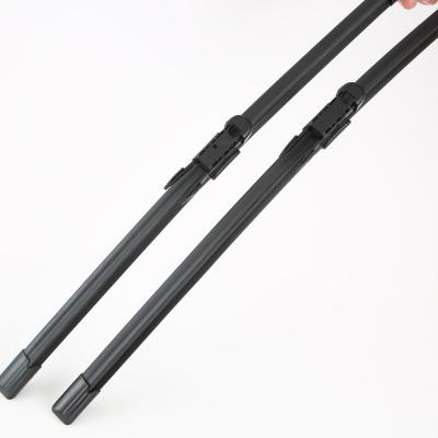 China 99.9% Factory direct sales quality car suitable windshield wipers flat type hybrid windshield wipers with connectors wiper refills for sale