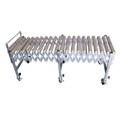 China Good Quality Double Gravity PVC Fire Resistant Expandable Flexible Roller Conveyor for sale