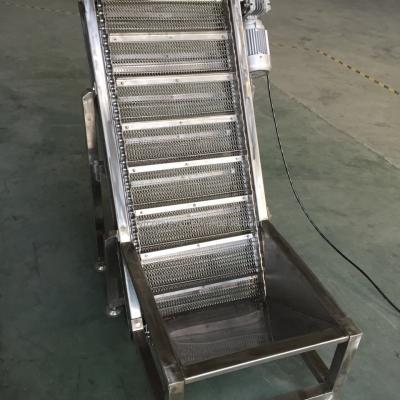 China Stainless Steel Wire Mesh Belt Conveyor With Hopper Fire Resistant Stainless Steel Conveyor Belt for sale