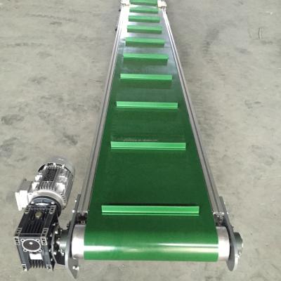 China Fire Resistant Aluminum PVC Belt Conveyor Custom Assembly Line Industrial Transfer Green PVC Belt Conveyor for sale