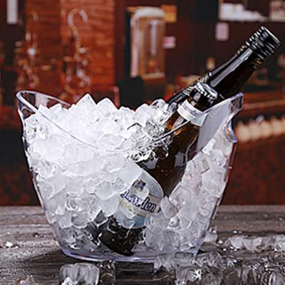 China 2020 Viable China Factory Prices Cheap Big Clear Plastic Coolers Ice Bucket for sale