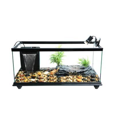 China ZJDS-G Viable L Reptile Feeding Box High Acrylic Transparent Landscaping Pet Cage Aquarium for sale