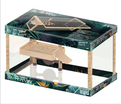 China Viable FB L Aquarium Turtle Tank High Water Level Resting Platform Pet Supplies for sale