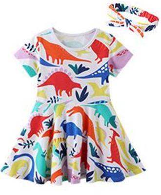 China Wholesale Skin-Friendly Children's Comfortable and Breathable Pure Cotton Manufacturer Girls Summer Cute Dresses for sale