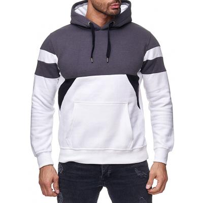 China 2022 Wholesale Men's Cotton Breathable High Quality Pullover Matched Color Sports High Quality Men's Hoodies for sale