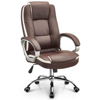 China Cheap Leather Office Furniture Boss Chair Comfortable PU Lift Swivel Executive Chairs Sale Price Ergonomic Office Swivel Chair for sale