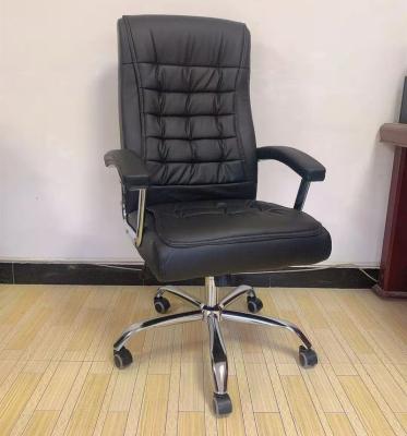 China Wholesale Adjustable Luxury Modern Comfortable Swivel Office Furniture High-Back PU (Height) Leather Office Chair for sale