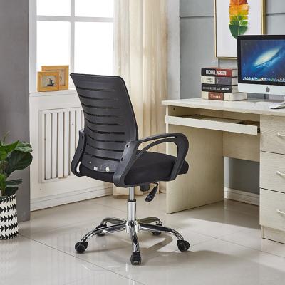 China Modern Design Mid Back Metal Cheap Legs Office Furniture Headrest Computer Ergonomic Modern Office Chair For Office for sale