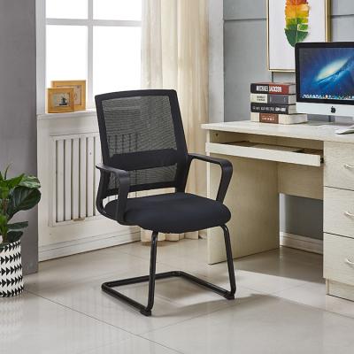 China New Design Modern Design Chrome Weightless Metal Base Swivel Mesh Back Mid Office Kneeling Chair With Armrests for sale