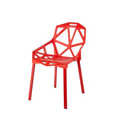 China Sale Modern Design Cheap Modern Durable Dining Room Furniture Stackable Plastic Dining Chairs for sale