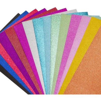 China Business Glitter Card Paper Shiny Sparkle A4 Craft Paper for sale