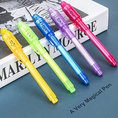 China Promotional Markers & Invisible Ink Pen With Purple Light, Highlighter Bars Gifts For Kids for sale