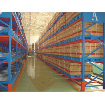 China Warehouse industrial storage metal pallet rack upright and beam of selective pallet racking for sale