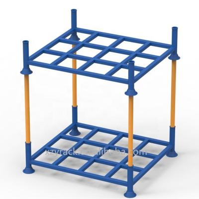 China OEM Galvanized or Powder Coating Foldable Portable Stacking Racks Storage System Te koop