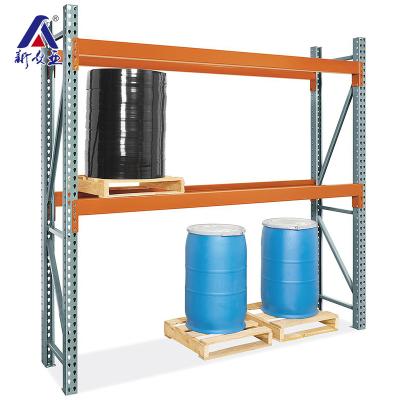 China China manufacturer steel heavy duty selective racking stacking warehouse storage pallet rack teardrop supplier for sale