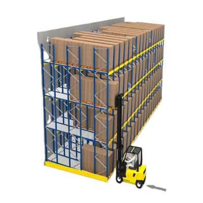 China Pallet Storage 	Pallet Rack System Gravity Flow Pallet Push Back Pallet Rack zu verkaufen