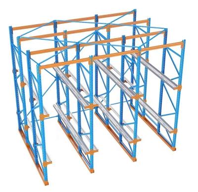 중국 Heavy Duty Warehouse Drive In Racking System Storage Cold Room Vertical Standard Drive In Rack 판매용