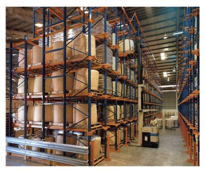 China XZY qualified cold rolled steel warehouse storage racks drive in drive through racking system for sale