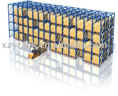 China Drive-In Warehouse Storage Rack Pallet Racking Heavy Duty Rack System Xingzhongya for sale