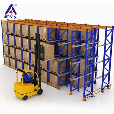 중국 Wharehouse Storage shelves steel material heavy loading Drive In Pallet Racks systems 판매용