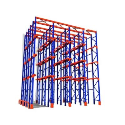 China Anti-Corrosion 	Warehouse Storage Rack Feature And Drive-In Pallet Rack Type Drive In Racking Storage System zu verkaufen