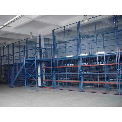 China Heavy Duty Racking Manufacturer Metal Platform Floor Adjustable Industries Steel Mezzanine Storage Rack Warehouse Racking System en venta