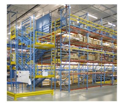 China China Industrial Warehouse 	Steel Mezzanine Floor Medium Duty Mezzanine Floor Storage Rack for sale