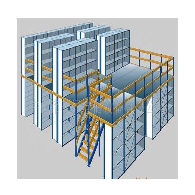 중국 Warehouse Storage Mezzanine Racking System  Floor Multi-Level Warehouse Rack 판매용