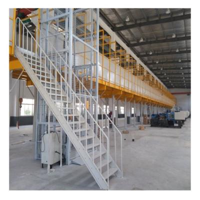 China Xinzhongya ODM industrial warehouse multi-tier mezzanine high capacity steel floor storage rack platform for sale