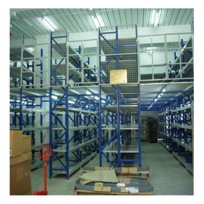 China Xinzhongya warehouse storage iron rack system garage mezzanine storage systems for sale