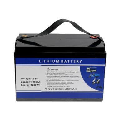 China Deep cycle LiFePO4 battery lithium ion solar battery 12.8V 100Ah lifepo4 battery pack 12-100 for sale