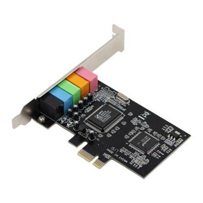 China PCIE 5.1 ​​PC Sound Card PCI Express 6 Channel 3D Surround Audio Card BWKA114 for sale