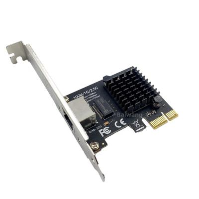 China 2.5G Desktop Network Adapter PCIe1X 2.5G LAN Card Realtek8125 Fast Shipping for sale