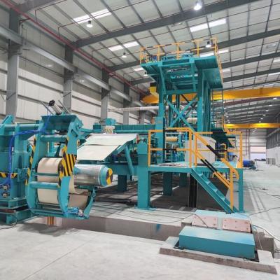 China Metal Surface Finishing Line Steel 1250mm Continuous Precoating and Color Washing Chemical Coating Line for Colored Steel Coil for sale