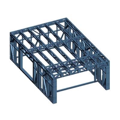 China CFS Open Web Modern Cold Formed Steel Frame Steel Joist for sale