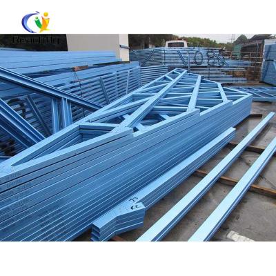 China Fabricated House Light Steel G550 Steel Gauge Galvanized Frame / Wall Partition / Structure Steel Frame for sale